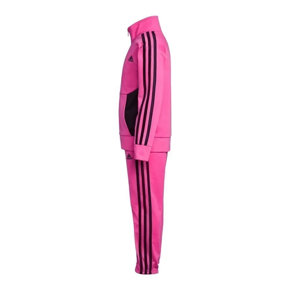 New! ADIDAS Girls 2-Piece Pink Track Suit Tricot Set Pants & Jacket Size 6X NWOT